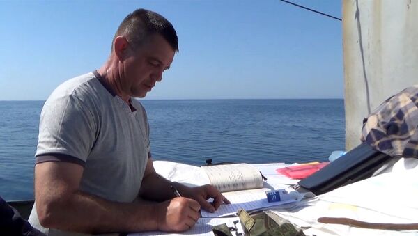 Капитан украинского рыболовецкого судна ЯМК-0041 Виктор Новицкий. Архивное фото