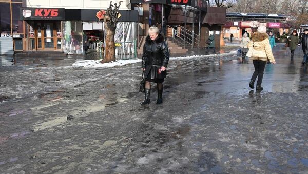 Последствия снегопада в Симферополе, 12.12.2018 г.
