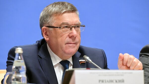 Председатель комитета Совета Федерации по социальной политике Валерий Рязанский