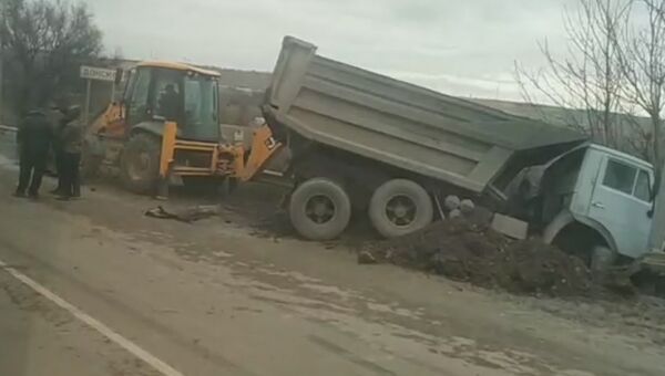 Видео: тройное ДТП на трассе Симферополь-Феодосия