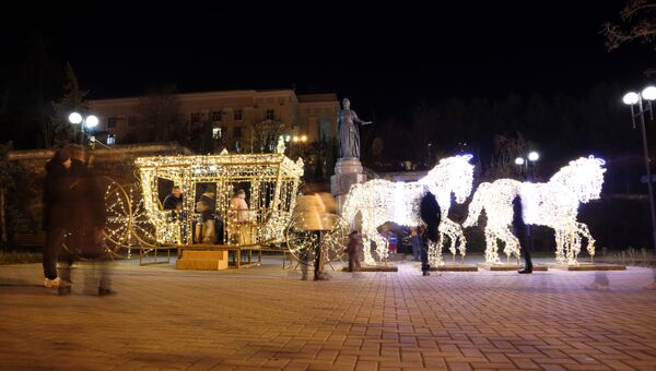 Новогодние инсталляции в Севастополе