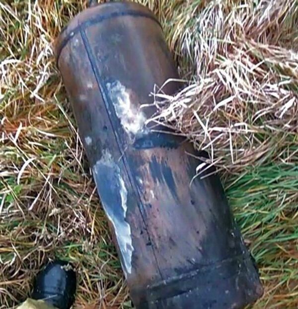 Газовый баллон, вынесенный во время пожара из строения в пгт Гвардейское Симферопольского района Газовый баллон, вынесенный во время пожара из строения в пгт Гвардейское Симферопольского района