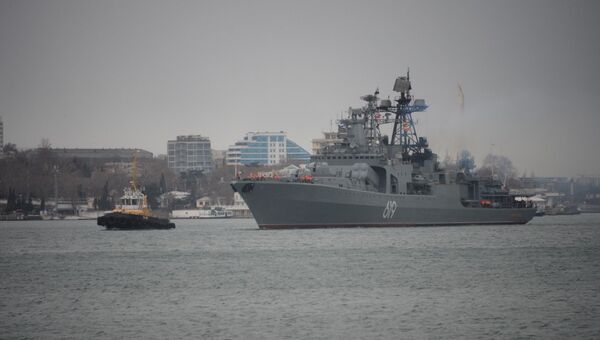 Большой противолодочный корабль Североморск прибыл в Севастополь