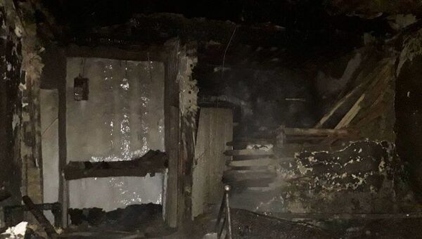 Пожар в частном доме в селе Ворон Судакского городского округа