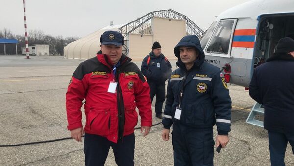 Спасатели десантной группы ГКУ РК Крым-СПАС находятся в готовности для оказания помощи в районе проведения спасательных работ в Керченском проливе