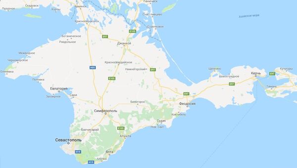 Крым отображается на карте Google как спорная территория