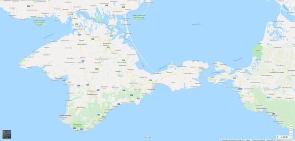 Крым отображается на карте Google как часть России Крым отображается на карте Google как часть России