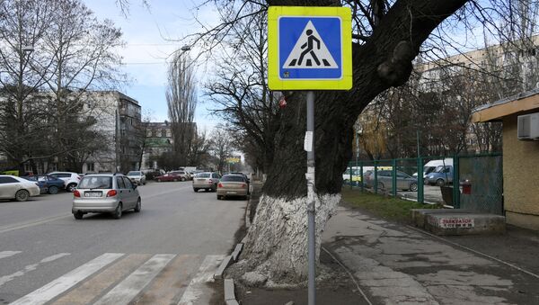 Состояние дорожной разметки на дорогах Симферополя