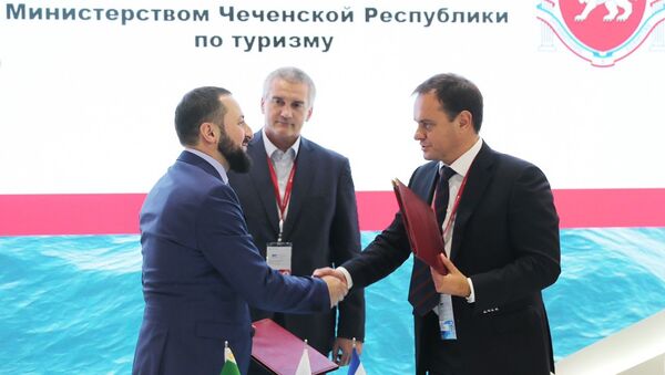 Руководители министерства курортов и туризма Крыма и министерства по туризму Чечни заключили соглашение о сотрудничестве