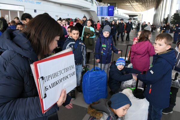 Первая группа детей из Башкортостана прилетела в Крым на оздоровление Первая группа детей из Башкортостана прилетела в Крым на оздоровление