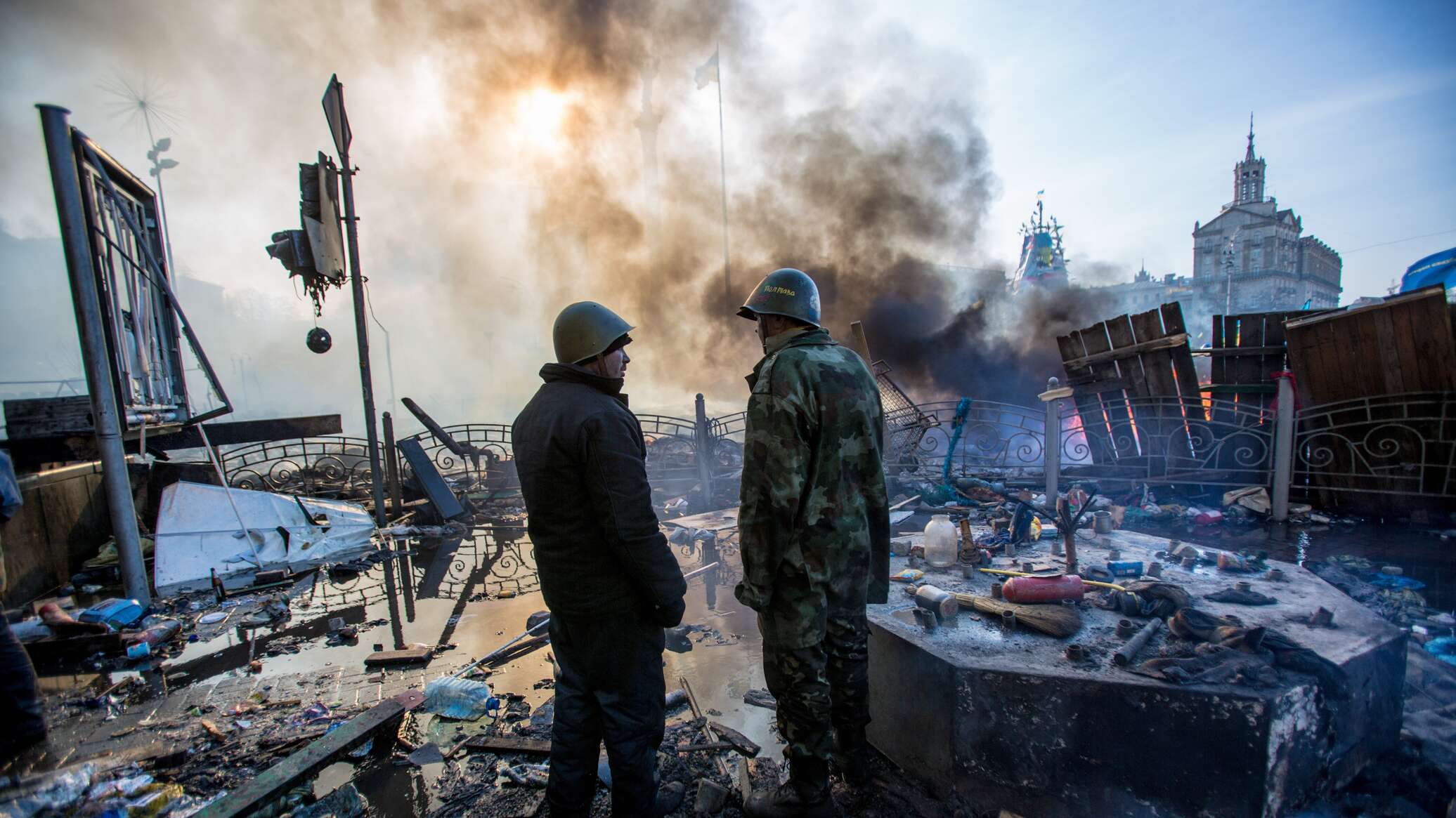 Новый майдан 2024. Руины Майдана.