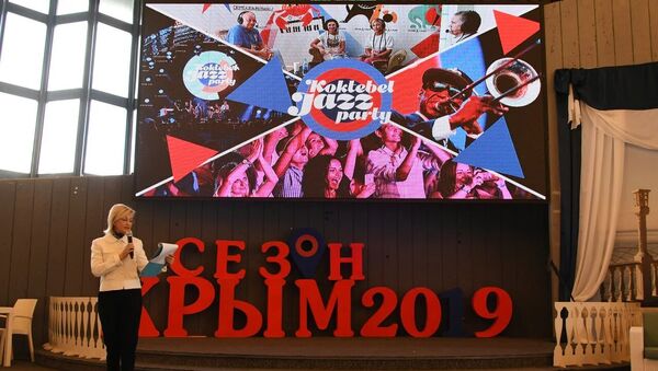Презентация фестиваля Koktebel Jazz Party на межрегиональной выставке предприятий туриндустрии Крым. Сезон-2019 в Ялте