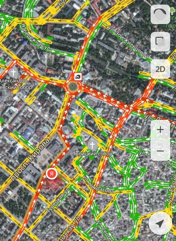 Пробка и ДТП в центре Симферополя. 14 марта 2019 Пробка и ДТП в центре Симферополя. 14 марта 2019
