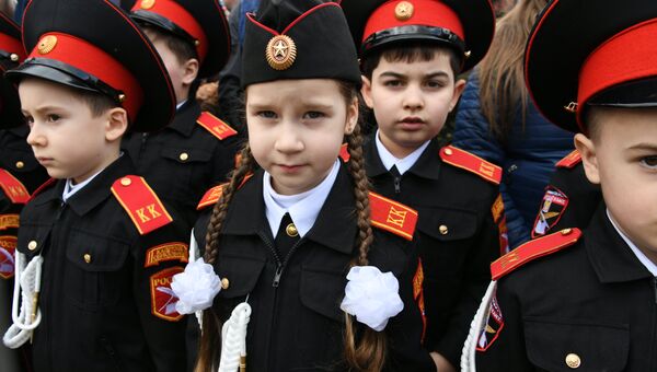 Празднование пятой годовщины Крымской весны на горе Гасфорта в Севастополе. 16 марта 2019