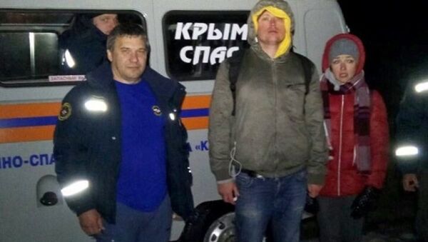 Сотрудники МЧС спасли со скалы в районе плато Ай-Петри туристов из Москвы и Пензы