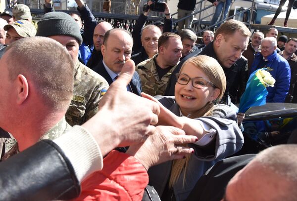 Встреча кандидата в президенты Украины Ю. Тимошенко с избирателями Встреча кандидата в президенты Украины Ю. Тимошенко с избирателями