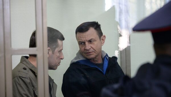 Владимир Дудка и Алексей Бессарабов в зале суда