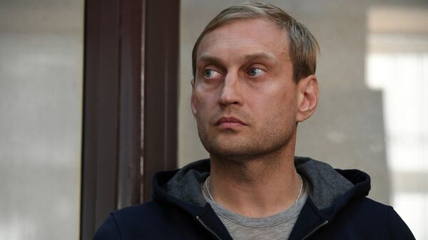 Андрей Филонов в зале суда в Симферополе