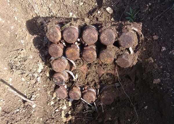 Боеприпасы времен Великой Отечественной войны, обнаруженные в районе села Бондаренково Ленинского района Боеприпасы времен Великой Отечественной войны, обнаруженные в районе села Бондаренково Ленинского района