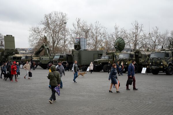 Выставка вооружений ПВО в Севастополе Выставка вооружений ПВО в Севастополе