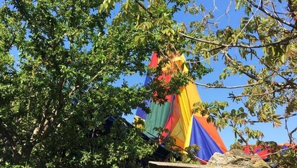 Воздушный шар, в котором унесло 12-летнюю девочку в Феодосии