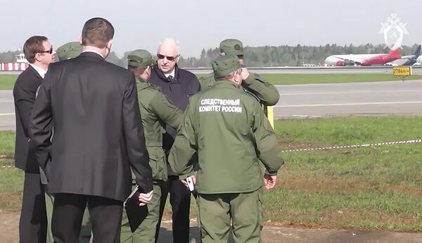Председатель Следственного комитета РФ Александр Бастрыкин на летном поле в аэропорту Шереметьево Председатель Следственного комитета РФ Александр Бастрыкин на летном поле в аэропорту Шереметьево