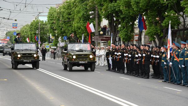 Генеральная репетиция парада Победы в Симферополе. 7 мая 2019