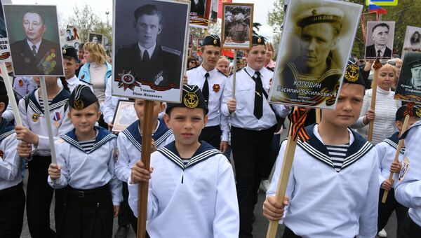 Шествие Бессмертного полка в Севастополе. 9 мая 2019