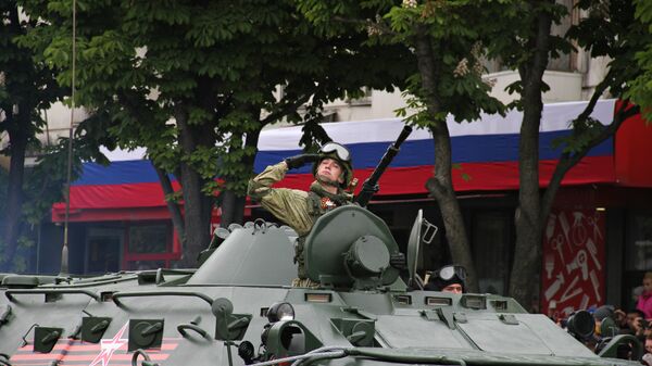  Военный парад в честь Дня Победы в Симферополе. 9 мая 2019 