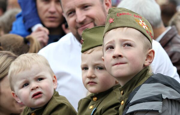 Военный парад в честь Дня Победы в Симферополе. 9 мая 2019