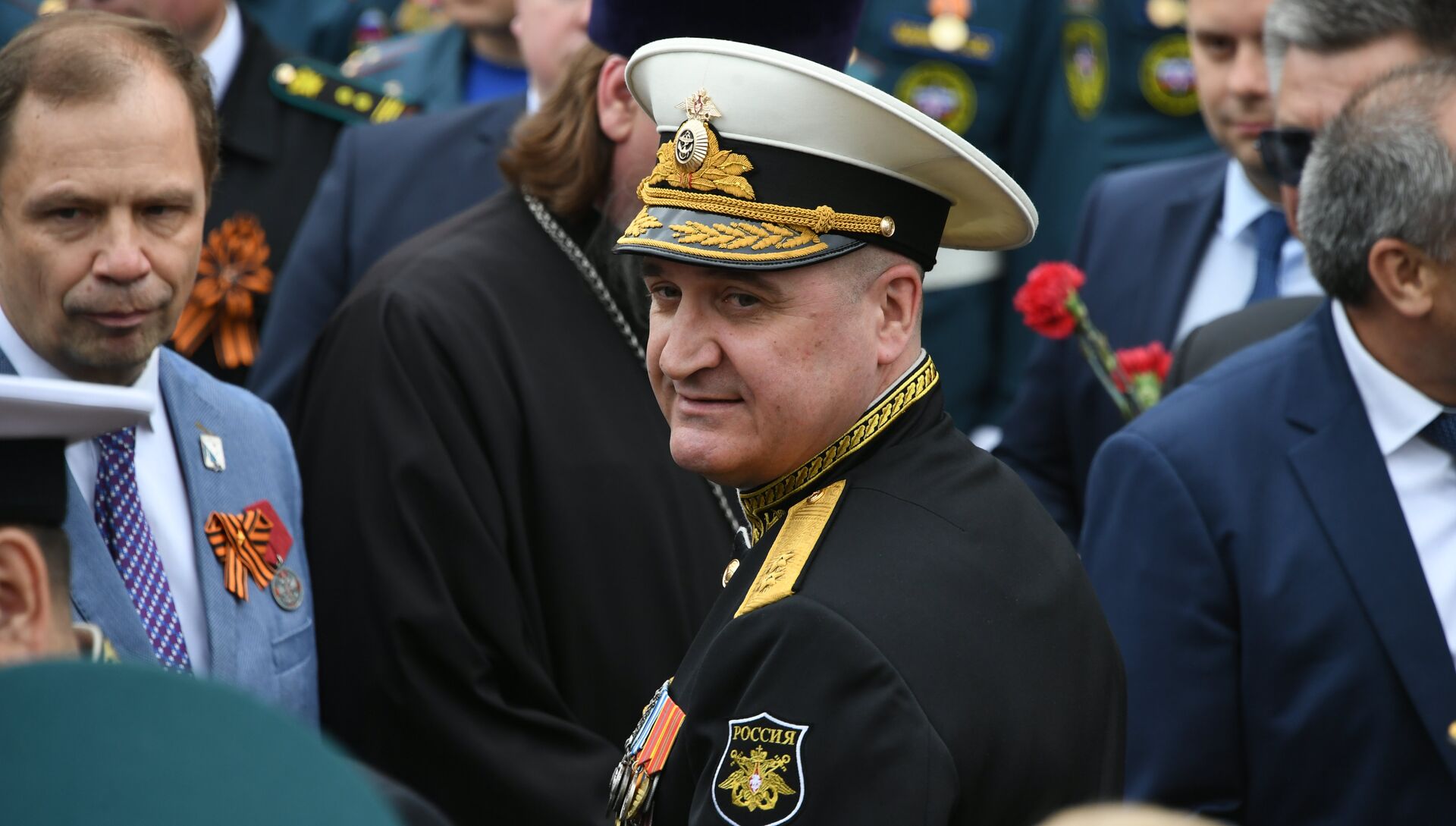 Командующий Черноморским флотом  вице-адмирал Игорь Осипов - РИА Новости, 1920, 12.06.2021