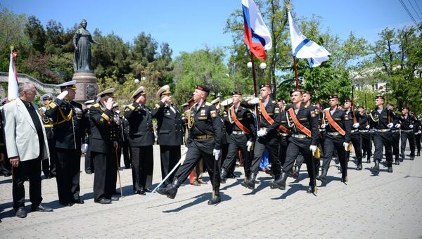 В Севастополе проходят торжественные мероприятия, посвященные 236 годовщине основания Черноморского флота