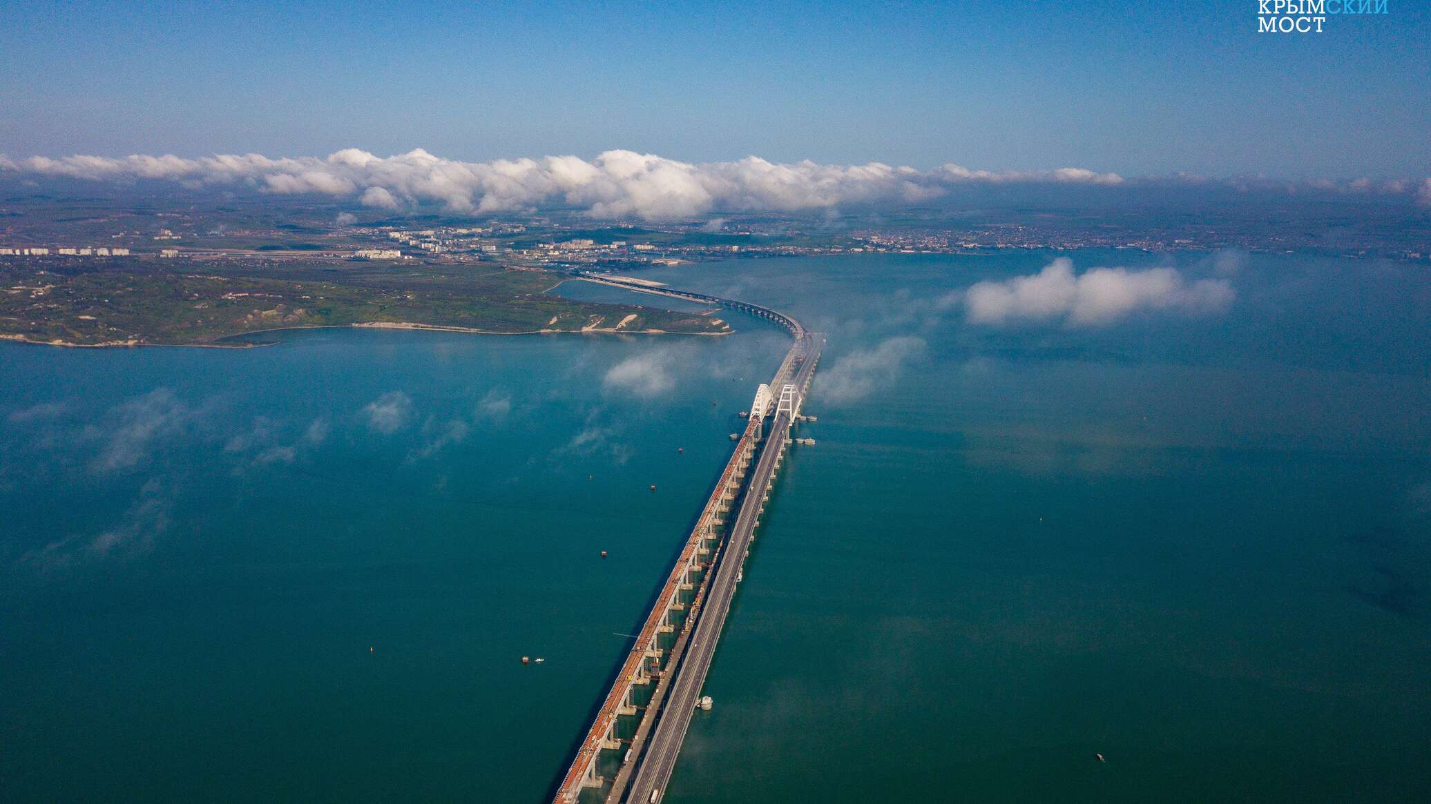 крымский мост из самолета