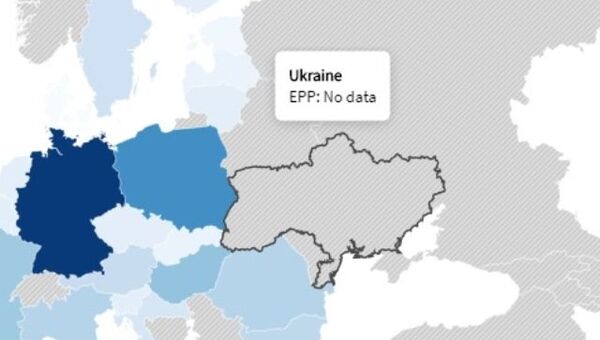Сайт Europe Elects изобразил Крым в составе России,