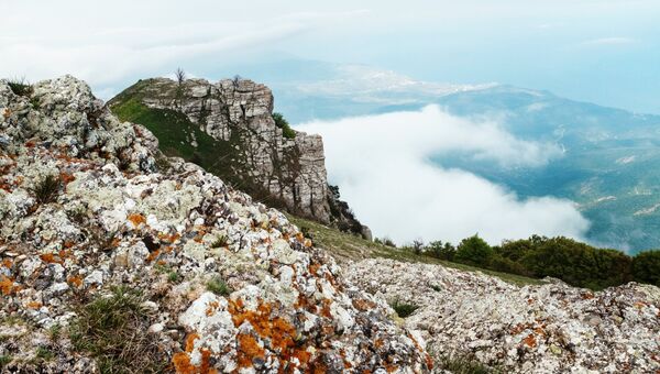 Крымские просторы с вершины горы Демерджи
