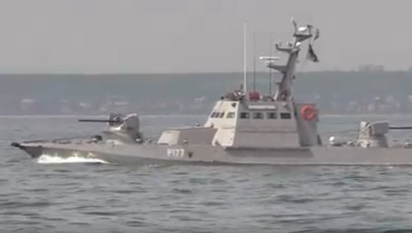 Учения украинских военных в Азовском море