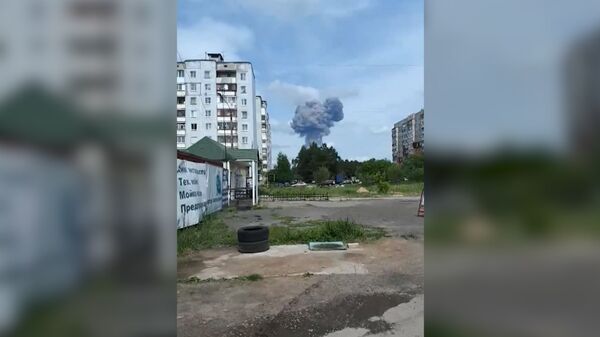 Взрывы на заводе в Дзержинске: кадры с места событий