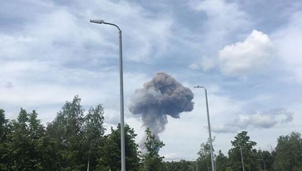 Взрыв на заводе в Дзержинске Нижегородской области