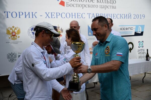  В Севастополе наградили победителей регаты Золотое кольцо Боспорского царства 