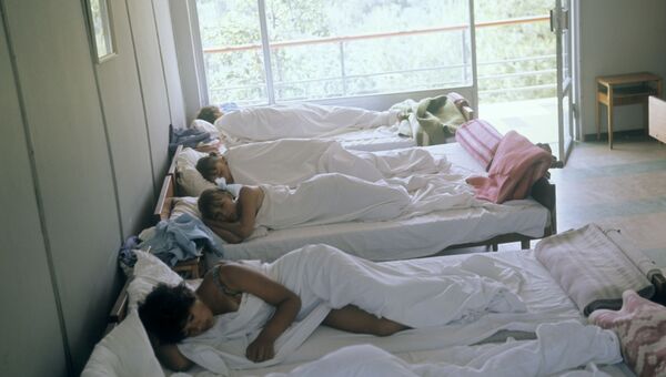 Тихий час в лагере Артек, 1968 год