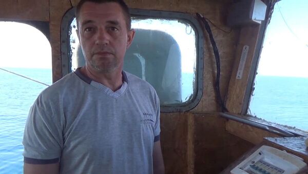 Капитан украинского рыболовецкого судна ЯМК-0041, задержанного ФСБ РФ в акватории Черного моря. Архивное фото
