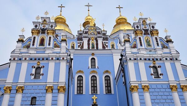 Михайловский Златоверхий собор - действующий кафедральный собор новой объединенной церкви Украины
