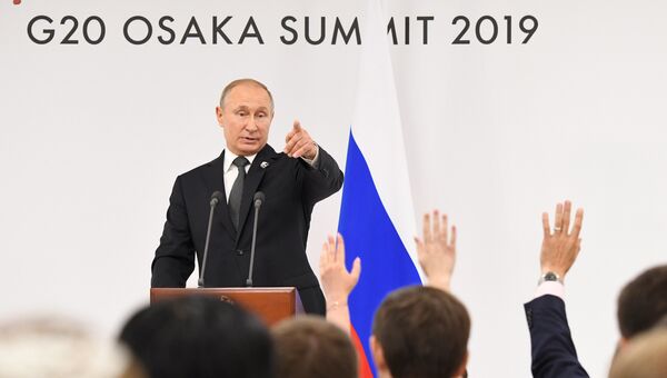 Владимир Путин на пресс-конференции по итогам саммита G20
