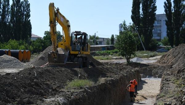 Подготовка к строительству канализационного коллектора Симферополя