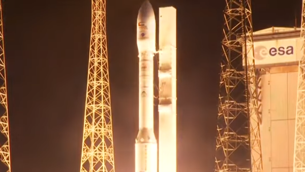 Видео неудачного запуска ракеты-носителя Vega