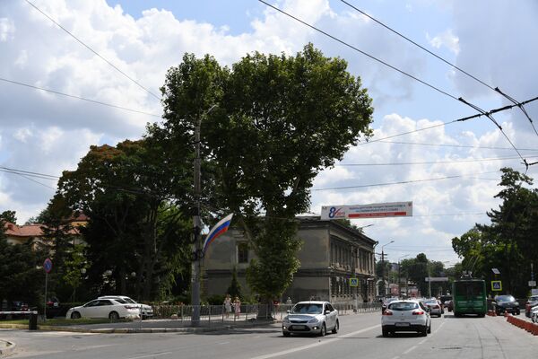 Деревья в центре Симферополя Деревья в центре Симферополя