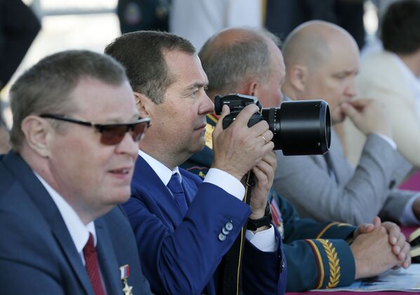 Рабочая поездка премьер-министра РФ Д. Медведева в Севастополь
