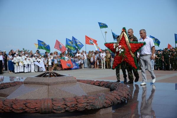 Празднование Дня ВДВ в Севастополе.