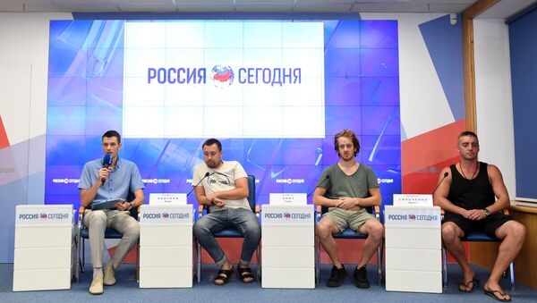 Пресс-конференция, посвященная проведению Кубка мира по клифф-дайвингу в Крыму