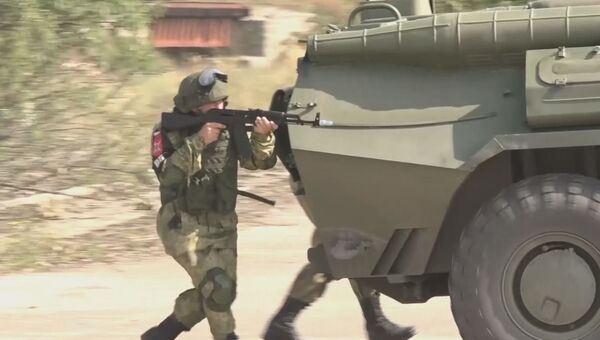 Учения военной полиции в Крыму